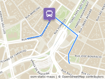 Mapa da parada