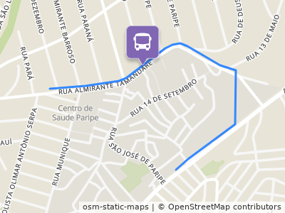 Mapa da parada