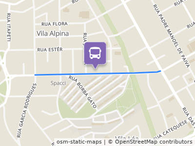 Mapa da parada