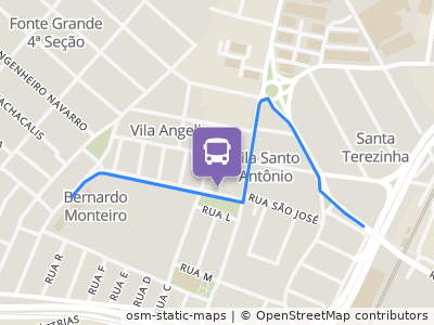 Mapa da parada