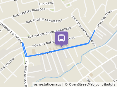 Mapa da parada