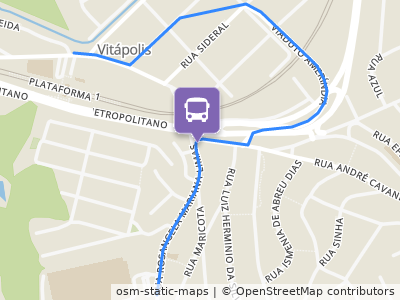 Mapa da parada