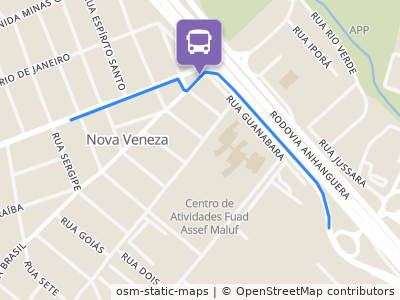Mapa da parada