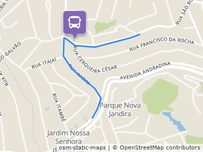 Mapa da parada