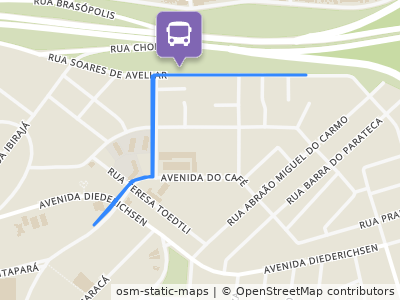 Mapa da parada
