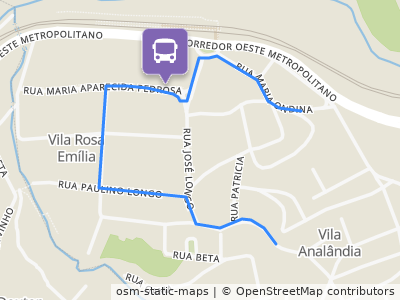 Mapa da parada