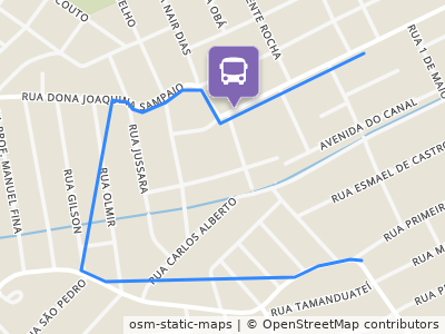 Mapa da parada