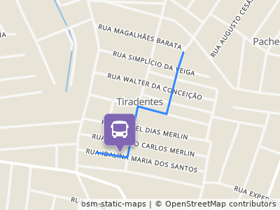 Mapa da parada