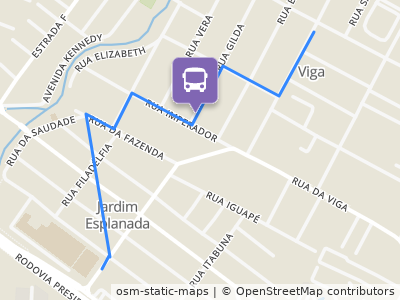 Mapa da parada