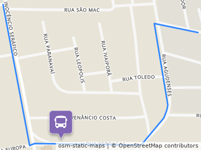 Mapa da parada
