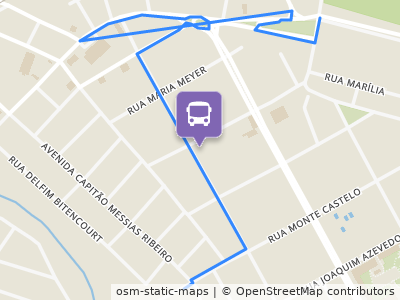 Mapa da parada