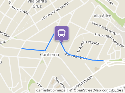 Mapa da parada