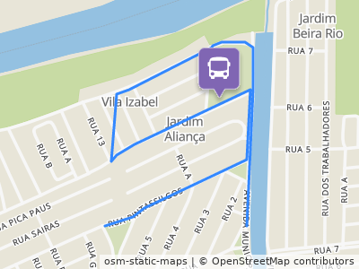 Mapa da parada