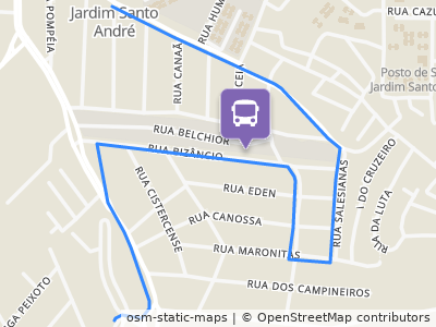 Mapa da parada