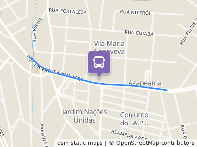 Mapa da parada