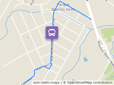 Mapa da parada