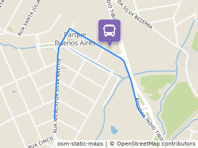 Mapa da parada