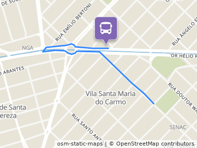 Mapa da parada