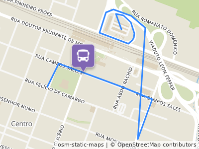 Mapa da parada