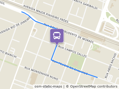 Mapa da parada