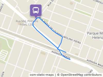 Mapa da parada