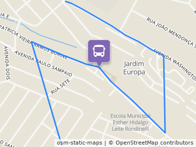 Mapa da parada