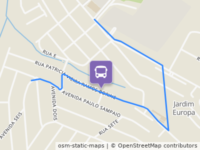 Mapa da parada