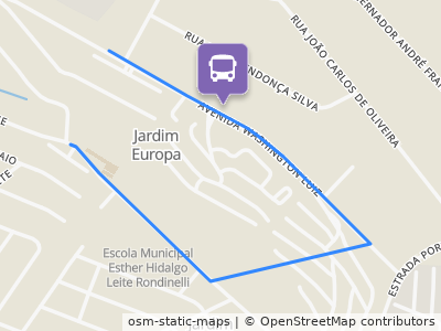 Mapa da parada