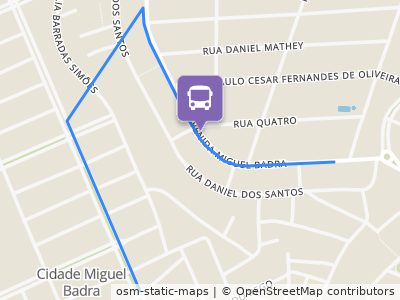 Mapa da parada