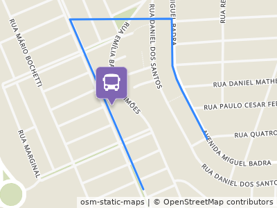 Mapa da parada