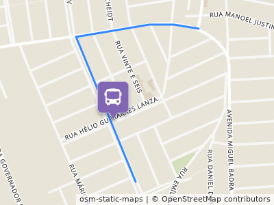 Mapa da parada