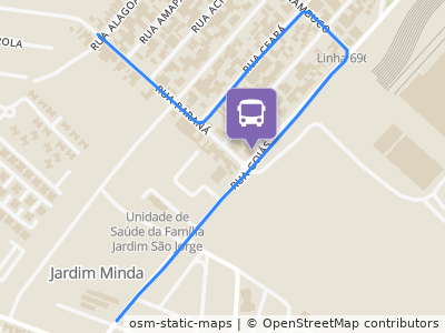 Mapa da parada