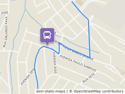 Mapa da parada