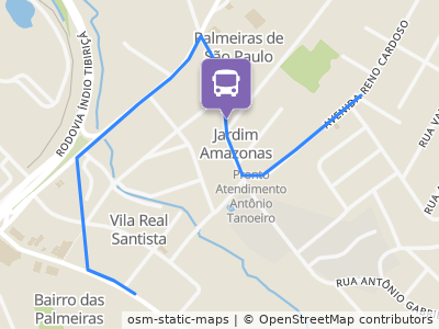 Mapa da parada