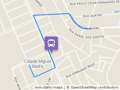Mapa da parada