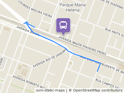 Mapa da parada