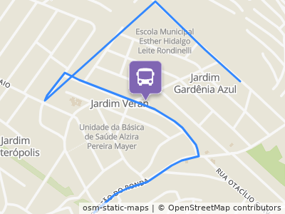 Mapa da parada