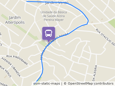 Mapa da parada