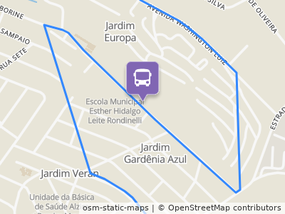 Mapa da parada