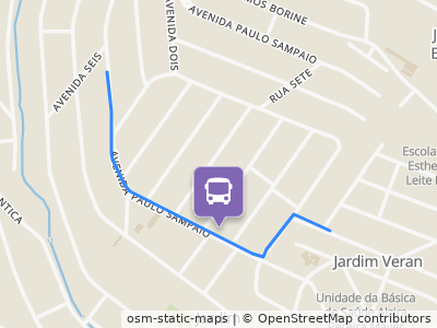 Mapa da parada