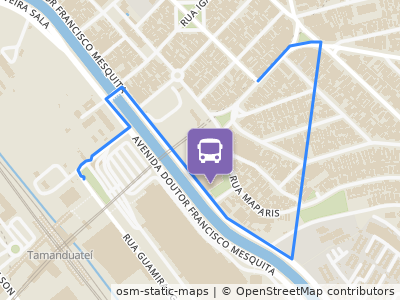 Mapa da parada