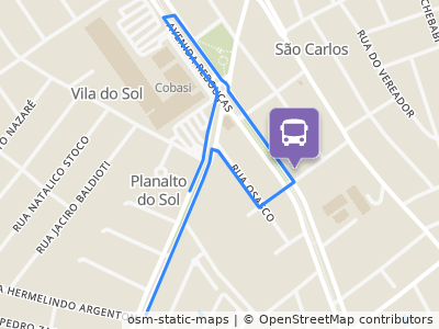 Mapa da parada