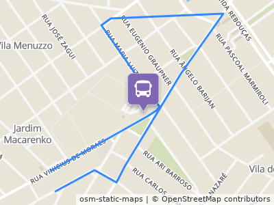 Mapa da parada