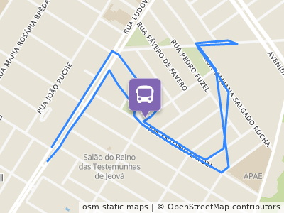 Mapa da parada