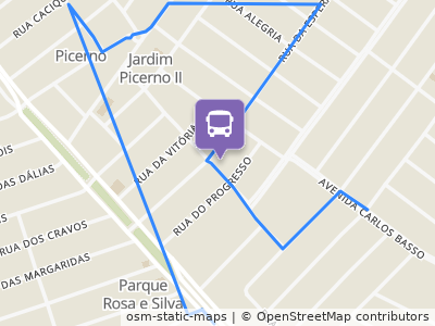 Mapa da parada