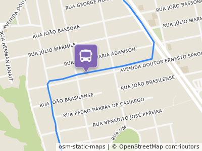 Mapa da parada