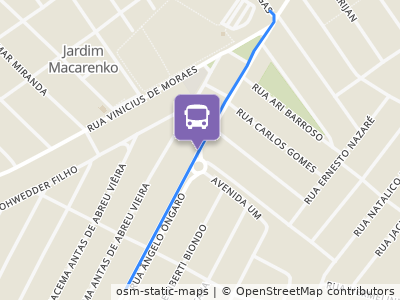 Mapa da parada