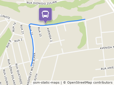 Mapa da parada