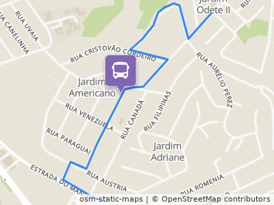 Mapa da parada