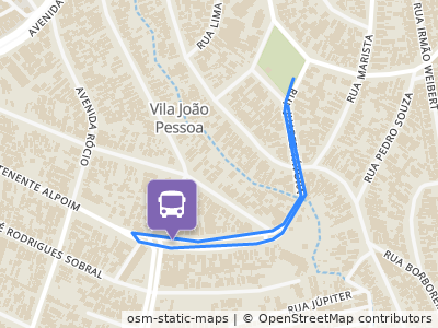 Mapa da parada